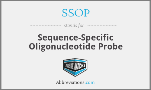 SSOP - Sequence-Specific Oligonucleotide Probe