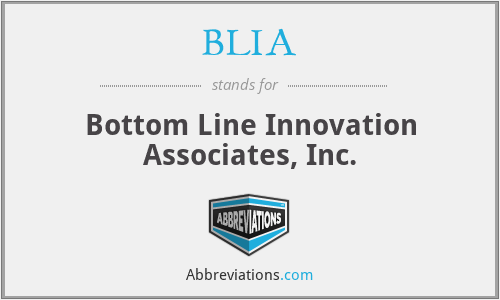 What does BLIA stand for?