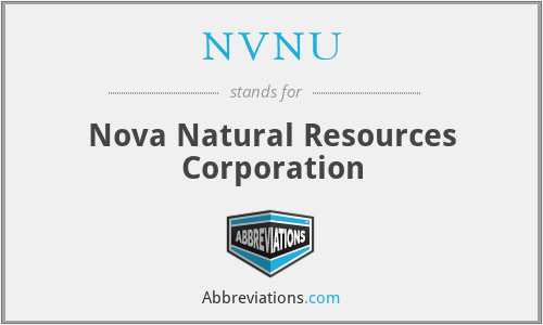 What does NVNU stand for?