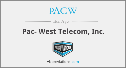 What does PACW stand for?