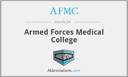 What does AFMC stand for?