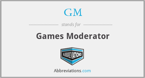 What does moderator stand for?