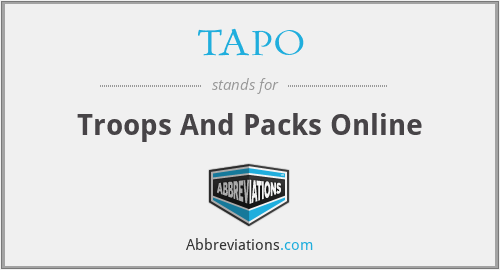 What does TAPO stand for?