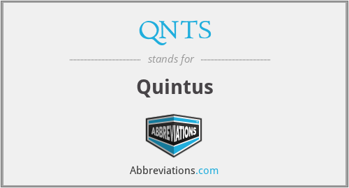 What does QNTS stand for?