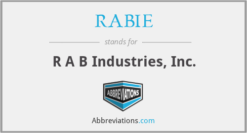 What does RABIE stand for?