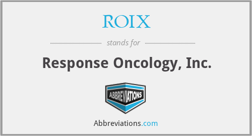 What does ROIX stand for?
