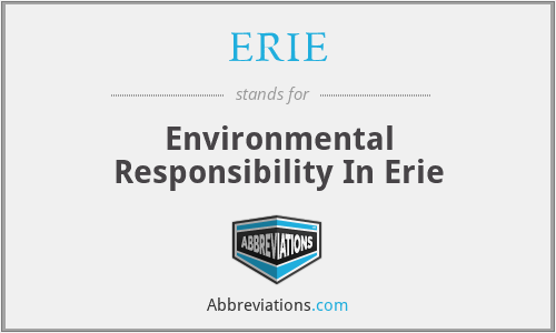 What does ERIE stand for?