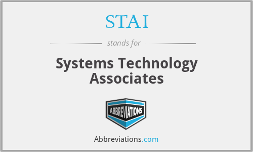 What does STAI stand for?