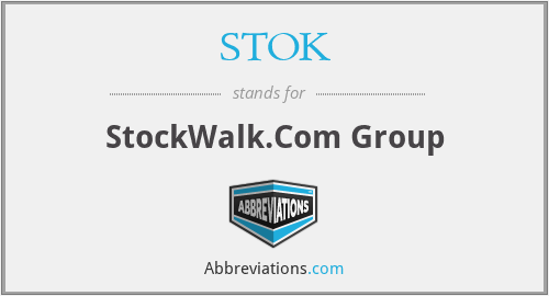 What does STOK stand for?
