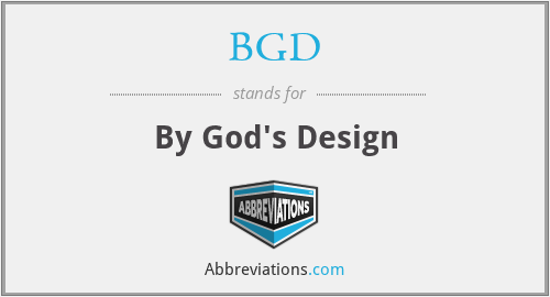 What does BGD stand for?