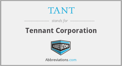 What does TANT stand for?
