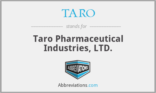 What does TARO stand for?