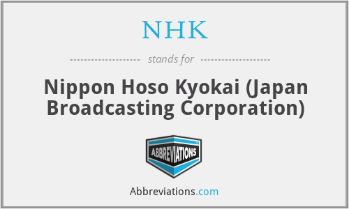 What does NHK stand for?