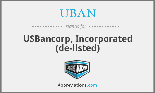 What does UBAN stand for?