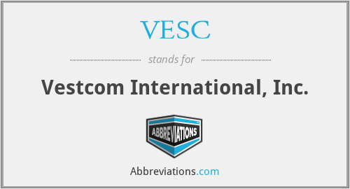 VESC - Vestcom International, Inc.