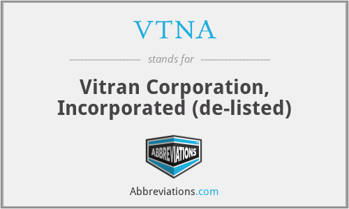 What does VTNA stand for?