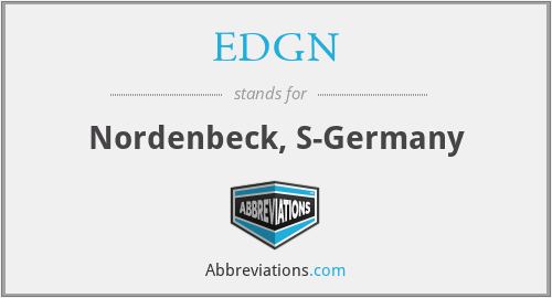 What does EDGN stand for?