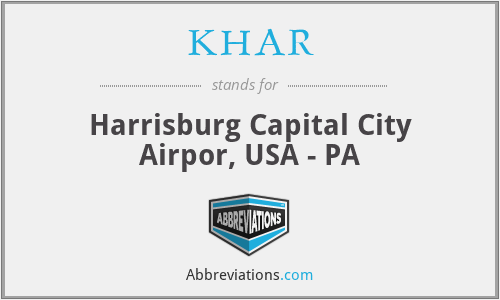 KHAR - Harrisburg Capital City Airpor, USA - PA