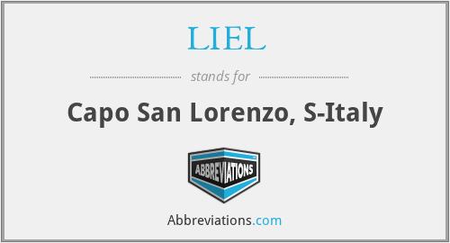 What does LIEL stand for?