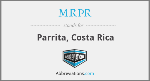 What does MRPR stand for?