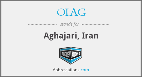 What does aghajari stand for?