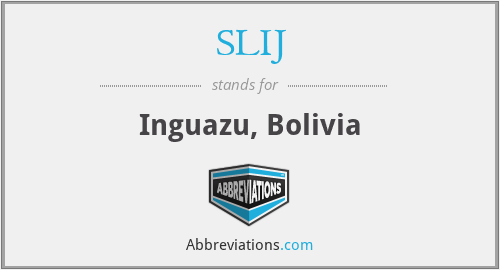 What does SLIJ stand for?
