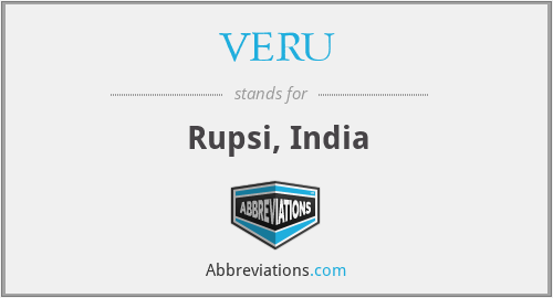 What does VERU stand for?