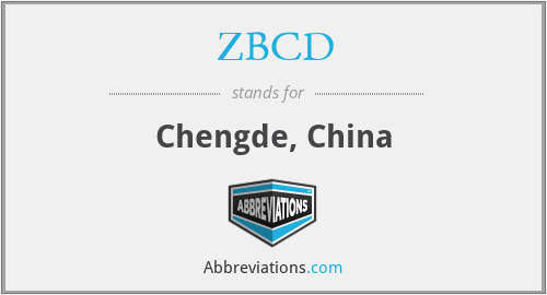ZBCD - Chengde, China