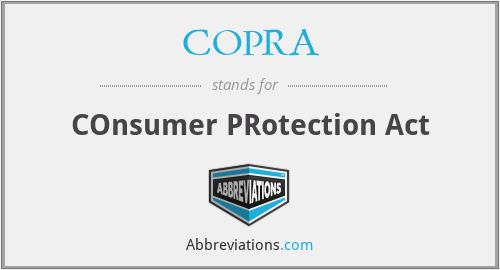 What does COPRA stand for?