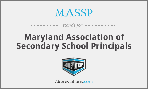 MASSP - Maryland Association of Secondary School Principals