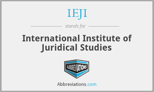 IEJI - International Institute of Juridical Studies