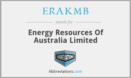 What does ERAKMB stand for?