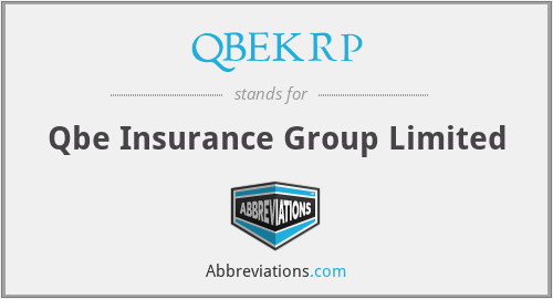 What does QBEKRP stand for?