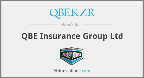 What does QBEKZR stand for?