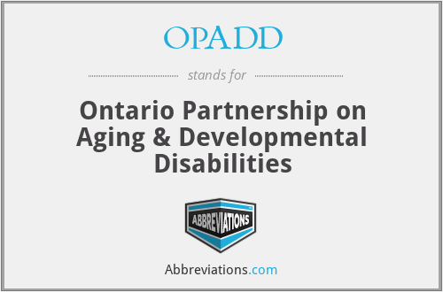 What does OPADD stand for?