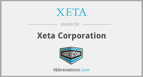 What does XETA stand for?