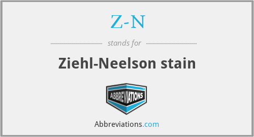 What does Z-N stand for?