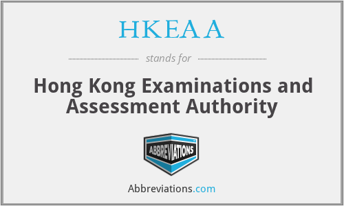 HKEAA - Hong Kong Examinations and Assessment Authority