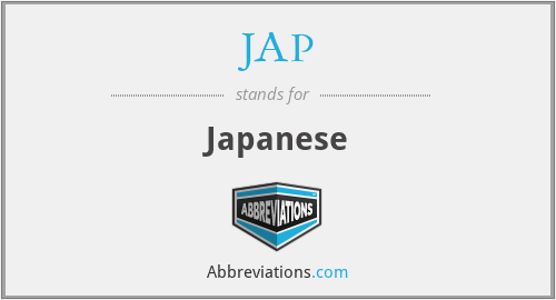 What does JAP. stand for?