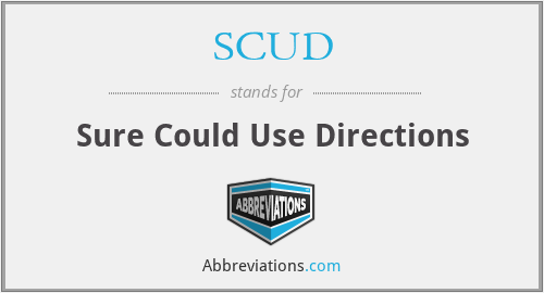 What does SCUD stand for?