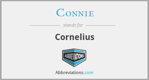 Connie - Cornelius
