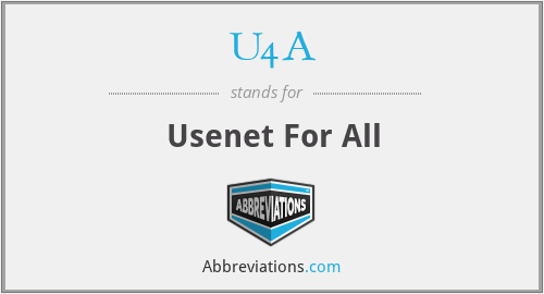 U4A - Usenet For All