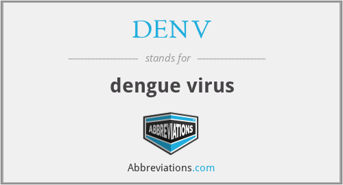 What does DENV stand for?