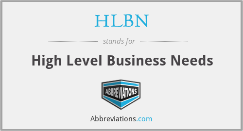 What does HLBN stand for?