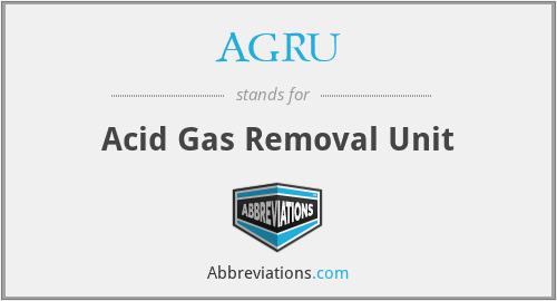 What does AGRU stand for?
