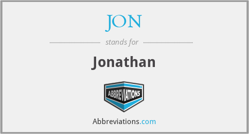 What does JON stand for?
