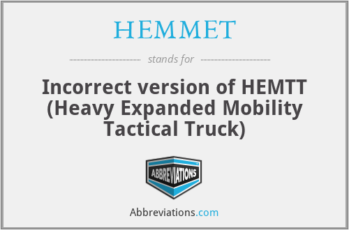 What does HEMMET stand for?