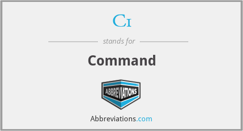 What does C1 stand for?