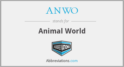 What does ANWO stand for?