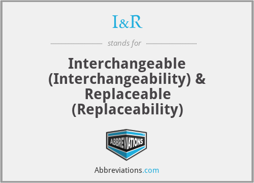 What does I&R stand for?